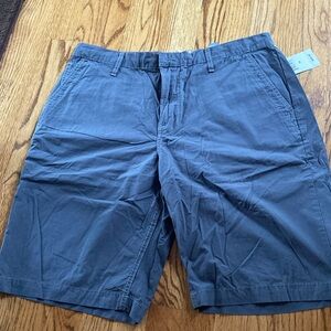 Lucky Brand Men's Flat Front Blue Shorts